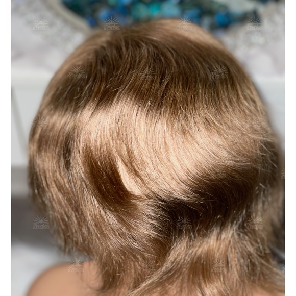HD Film Topper / Toupee with virgin blonde hair - Picture 5 of 9